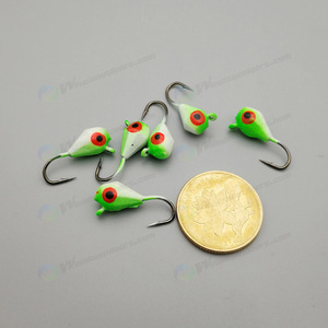 Tête plombée de haute qualité pour <span class=keywords><strong>la</strong></span> pêche sur glace, leurre pour attraper des poissons, couleurs au plomb, 1 unité - Product Image 1