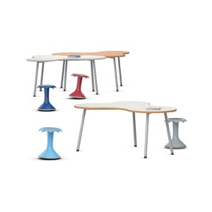 Forma do Enigma da Faculdade Escola Professor personalizado Altura Fixa Treinamento Atividade Mesa Mobiliário Escolar - Product Image 1