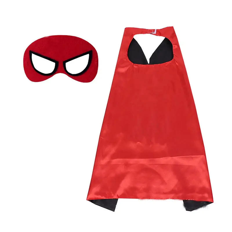 Best price party halloween wholesale adult superhero cape satin cape