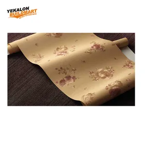 Nueva llegada para pasillo papel de pared salón de baile Hotel papel pintado PVC Material impermeable papel tapiz 3D para vestíbulo