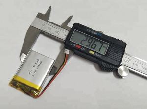 583040 <span class=keywords><strong>3</strong></span>.7V 670mAh ricaricabile li-ion polimeri di litio con PCM e 10K NTC - Product Image 3