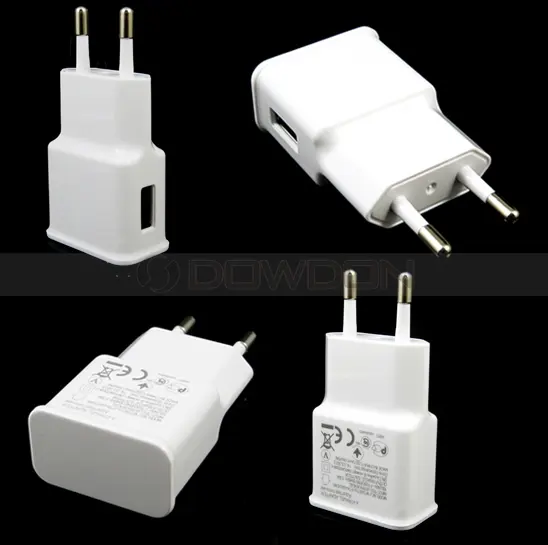 EU/US/UK AC Plug 5V 1A 2A Travel Charger Power Adapter for Samsung iPhone Huawei Smart Mobile Phone USB Wall Charger