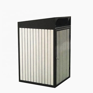 Gavin Custom Made 240L Metal and Solid Timber Large Garbage Can Enclosure Wooden <strong>Wheelie</strong> <strong>Bin</strong> Surround - Product Image 4