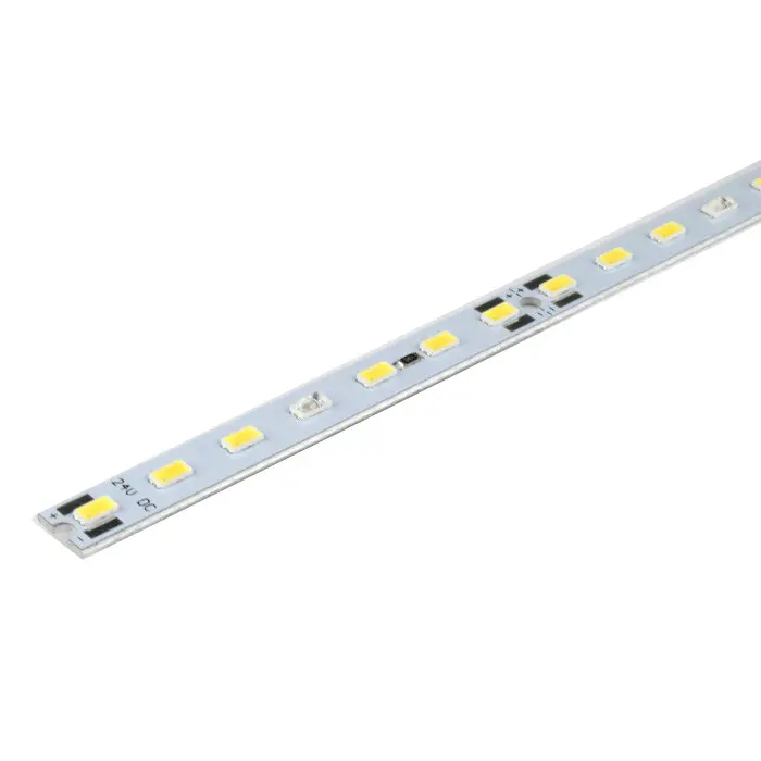 Alustripe 24v montagem personalizada da placa de circuito, 36 branco frio 6 royal azul 42 leds midpower rigids tira de led