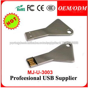 4GB de metal en forma de llave USB Flash Drive Una imagen más grande,Memoria USB forma de llave - Product Image 1