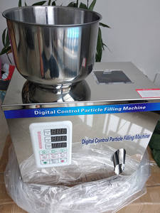 Mesin pengisi butiran, mesin pengisi bubuk kepala tunggal kecil untuk teh makanan buah 0-25g 2-100g - Product Image 2