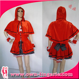 Disfraces <span class=keywords><strong>de</strong></span> <span class=keywords><strong>halloween</strong></span> para las mujeres sexy fantasy cosplay caperucita roja uniformes del juego vestido <span class=keywords><strong>de</strong></span> lujo <span class=keywords><strong>outfit</strong></span> ropa - Product Image 5