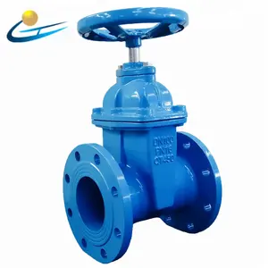 DN100 ductile iron non-rising stem soft seat gate valve with factory prices cast iron 4 inch gate valve