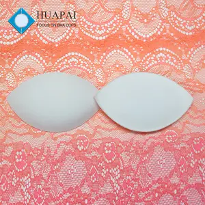 Guangzhou supply customizable removable sponge bra inserts pad For Swimwear