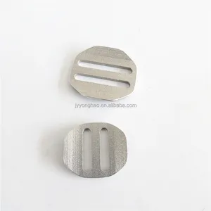 Custom design Good quality Silver finish metal belt clip for webbing strap