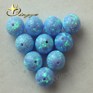 la luz del bule op05 ronda cuentas 7mm sintético opal cuentas para anillo de ópalo - Product Image 1
