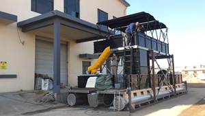 Yate de Dos Pisos de Aluminio de 33 pies, Bote Pontón de Aluminio Soldado con Tobogán Acuático - Product Image 4