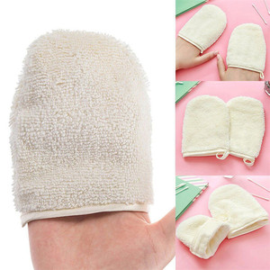 Gants de nettoyage du visage en microfibres avec LOGO personnalisé <span class=keywords><strong>Gant</strong></span> <span class=keywords><strong>démaquillant</strong></span> réutilisable pour serviettes faciales - Product Image 3