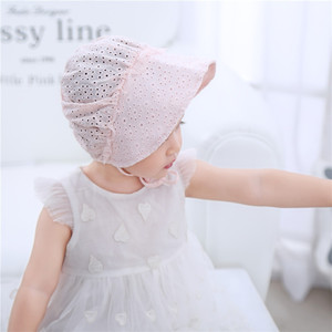 Sombrero de Sol para Bebé de Algodón, Hermoso Sombrero de Sol para Recién Nacido, Gorra de Protección Solar para Bebé de <span class=keywords><strong>Verano</strong></span>, Modelo YZ-MZ-13 - Product Image 2