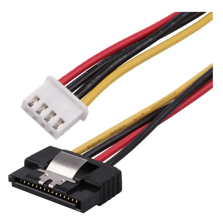 Grosir Pabrik Kabel Daya SATA 15P SATA Ke 4 Pin Molex untuk HDD Hard Drive