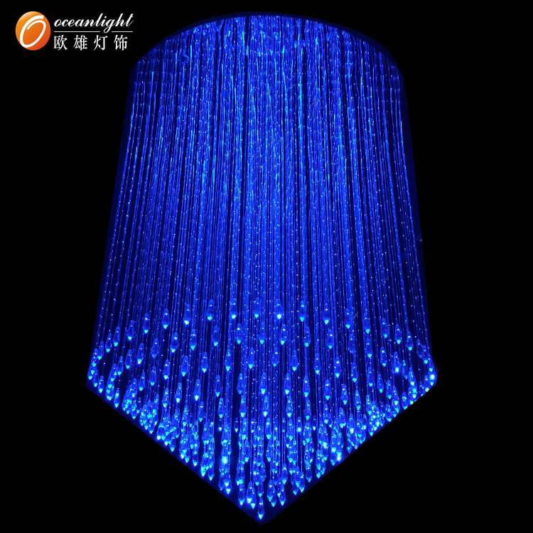 Led волокно двигатели для автомобиля LED оптическое волокно хрустальный шар открытый подвесные светильники волокно современный OM508
