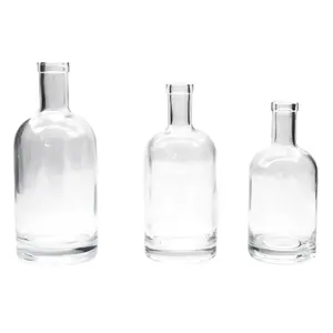 Flacon compte gouttes en verre avec bouchon gravé, thermos de 200ml, 375ml, 500ml, 700ml, 750ml, 1000ml