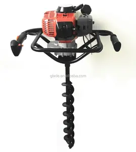 mini one man gasoline tree digging planting post ground hole digger manual earth auger drilling machine with drill bits