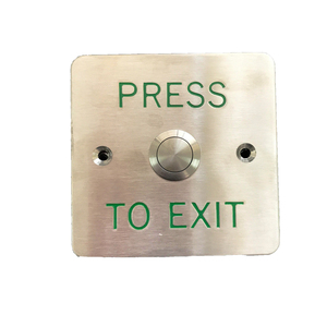 Exit button 3x3 stainless steel face plate <strong>access</strong> <strong>control</strong> s4a aaaa eb-86s 0.6 12 3a 36vdc max - Product Image 4
