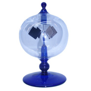Gelson lab HSDXB75130GRT Crookes <span class=keywords><strong>Radiometer</strong></span> und Solar <span class=keywords><strong>Radiometer</strong></span> Light Mill Cross Business Geschenk Kleine Mini Glaskuppel geblasen - Product Image 3