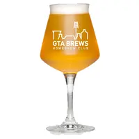 Unique logo personnalisé teku tulipe en verre verre à bière