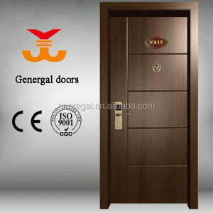 Rắn gỗ composite trắng hiện đại nội bộ cửa gỗ cho phòng ngủ hoàn thành bề mặt cho căn hộ - Product Image 3