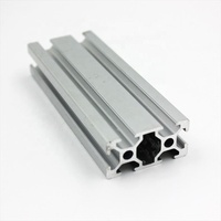 Cadre industriel 40x40mm 4080C 60x60 direct de l'usine de stock extrusion de profilé d'aluminium 40160 pour la vente de cnc