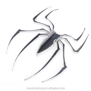 Belle Décoration Araignée Argentée Forme 3D conception d'autocollant de corps de voiture décoration de voiture autocollant autocollant pour l'enveloppe de voiture - Product Image 3