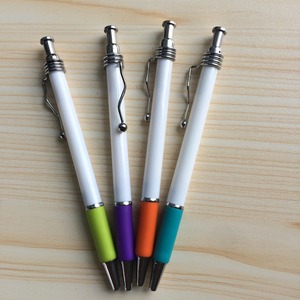 Penna a Sfera Curva Personalizzata Economica e Sottile con Clip a Forma di S - Product Image 5