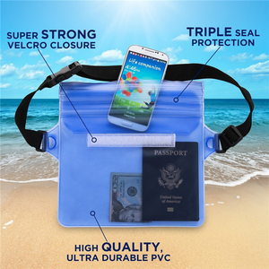Borsa Impermeabile Estiva in PVC con Cerniera, Custodia Universale da Cintura per Telefono e Portafoglio, Compatibile con <span class=keywords><strong>iPhone</strong></span> - Product Image 5
