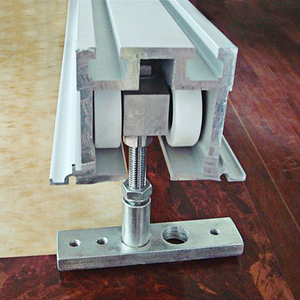 Panel bahan akustik, Modern dapat digerakkan lipat partisi dinding profil aluminium Panel bahan akustik kantor sekolah menggunakan trek aluminium - Product Image 3