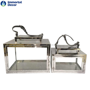 Precio competitivo de acero inoxidable linterna vela decoración del hogar y regalos - Product Image 1