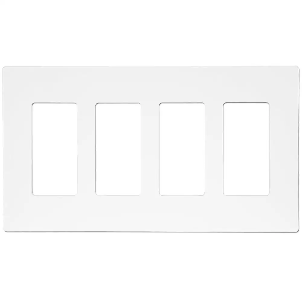 Shanghai Linsky Plastic Electrical White four hole rocker/decora switch covers plastic wall plate