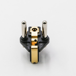 FD-701 cao VDE Schuko Châu Âu cắm chèn 4.8mm 10/16A VDE phê duyệt Pin cầu rắn rỗng - Product Image 1