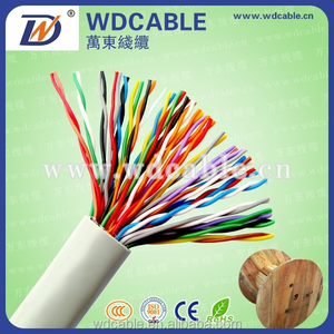 Interior / exterior 0.4 mm - 0.5 mm Multipair comunicación Cables núcleos teléfono <span class=keywords><strong>Cable</strong></span> 20 / 25 / 30 / 50 / 100 pairs - Product Image 1