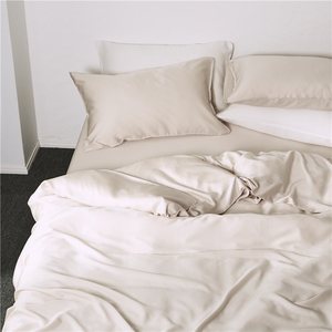 Calidad natural 100% algodón 300 hilos sábanas ultra suave fresco Tencel <span class=keywords><strong>lyocell</strong></span> reina sizetencel sábanas Set - Product Image 2