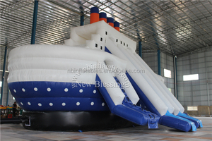 Phổ biến bơm hơi khổng lồ hồ bơi trượt, thương mại Inflatable Titanic trượt để bán - Product Image 5