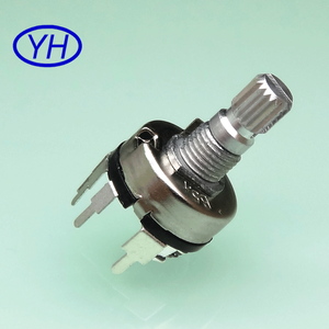 R171N D1 carbon film gang 3 pins 17mm volume control rotary 10 k potentiometer linear - Product Image 5
