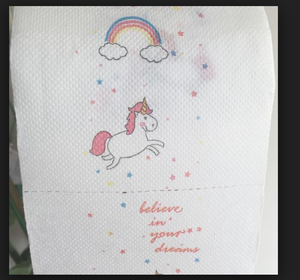 Papier toilette ZEADEER Licorne et Arc-en-ciel, 1 rouleau avec 200 feuilles, 3 plis - Product Image 5