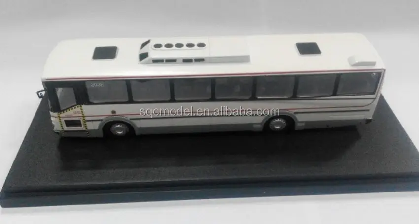 Bus touristique moderne, échelle 1, 32, modèle de jouet, bus de ville, moulé sous pression