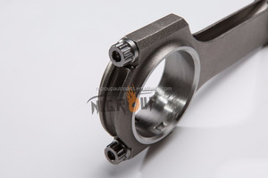 Bielle en acier forgé de performance de course personnalisée de 148 mm pour moteur Peugeot <span class=keywords><strong>206</strong></span> TU1JP TU5JP 16V - Product Image 3
