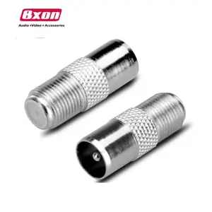 F Tipo di Connettore <span class=keywords><strong>Femmina</strong></span> PAL Maschio Presa Coassiale <span class=keywords><strong>Antenna</strong></span> TV Adattatore del Connettore del Cavo - Product Image 1