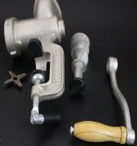2018新デザイン鋳鉄製手動肉挽き器7 #/手動肉挽き器特殊刃付き - Product Image 3