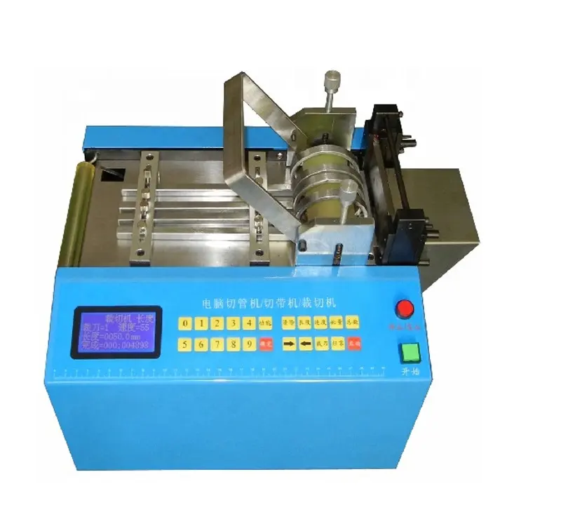 Machine de découpe automatique à manches PVC, machine de découpe de tubes en silicone thermorétractable