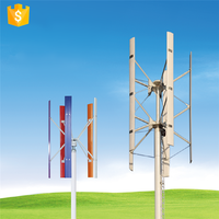 Générateur d'énergie éolienne à axe vertical à aimants AC 48V 96V 110V 220V 1kW 3kW 5kW 10kW 20kW 30kW Énergie gratuite pour usage domestique
