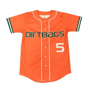 Cam Đồng Phục Bóng Chày Design Sỉ Custom Giá Rẻ Baseball Jersey