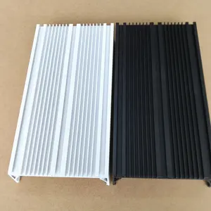 Алюминиевый светодиодный профиль в черной коробке 100 мм x 32 мм, встраиваемый для светодиодной ленты шириной 80 мм