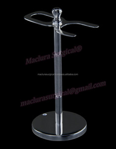 ที่วางมีดโกนหนวดแบบสองใบมีดพร้อมใบมีดโกนตรงสแตนเลสและแปรงโกนหนวด สีและโลโก้ปรับแต่งได้สำหรับผู้ชาย - Product Image 3