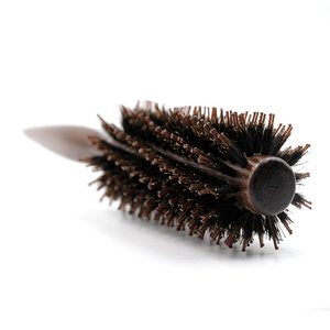 Cepillo Redondo de Madera con Cerdas Naturales para Cabello <span class=keywords><strong>Rizado</strong></span>, Antiestático, para Alisar y Peinar - Product Image 3