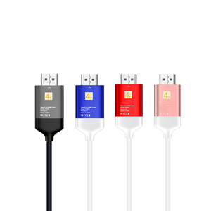 Nouveau <span class=keywords><strong>câble</strong></span> USB 3.1 Type-C vers <span class=keywords><strong>HDMI</strong></span> en gros, 1,8 m (6 pieds), 4K 30 Hz 60 Hz, <span class=keywords><strong>mâle</strong></span> vers <span class=keywords><strong>mâle</strong></span>, pour ordinateur portable et téléphone portable USB-C - Product Image 2